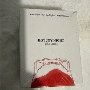 Rose Shape Mini Massager - Red